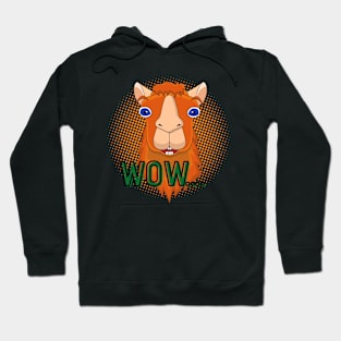 WOW Llama Art Hoodie